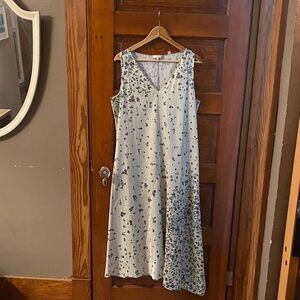 Vince Floral Sleeveless Dress